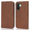 For Samsung Galaxy A26 5G Case PU Leather Calf Textured Magnetic Closing Smart Phone Cover