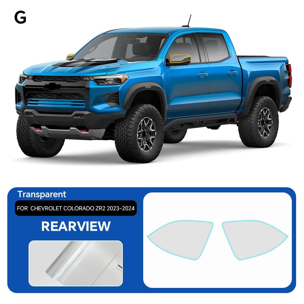 PPF TPU Paint Protection Film for Chevrolet Colorado ZR2 -2024 Precut Transparent PPF TPU 8.5mil Headlight Rearview Film Rearview