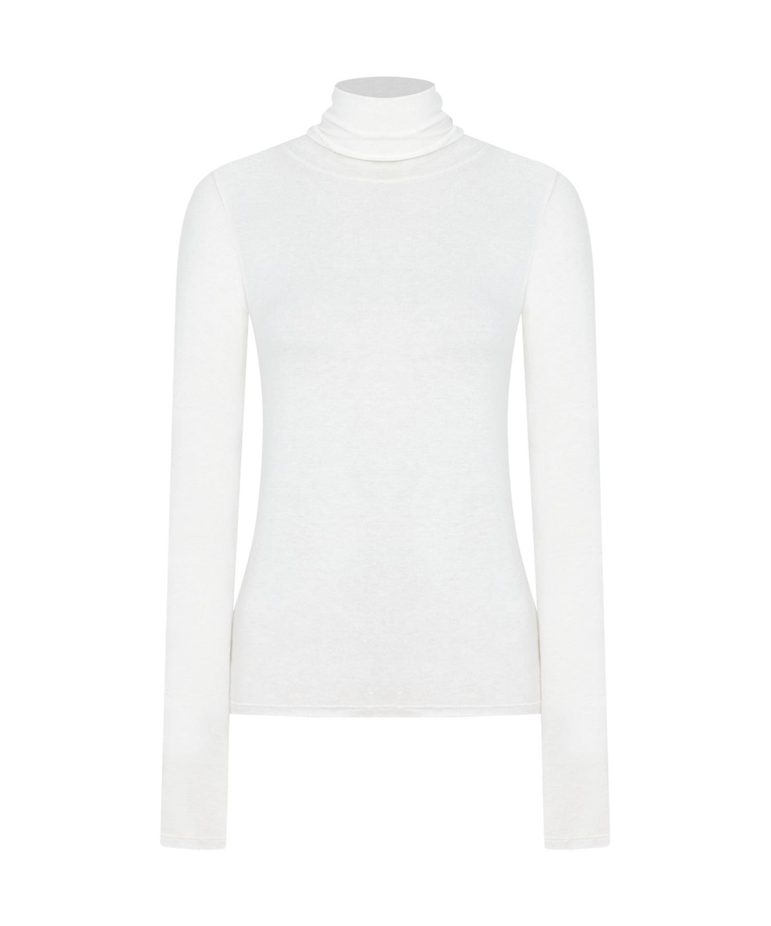 Rene J Wool Turtleneck T-Shirts Black/Free
