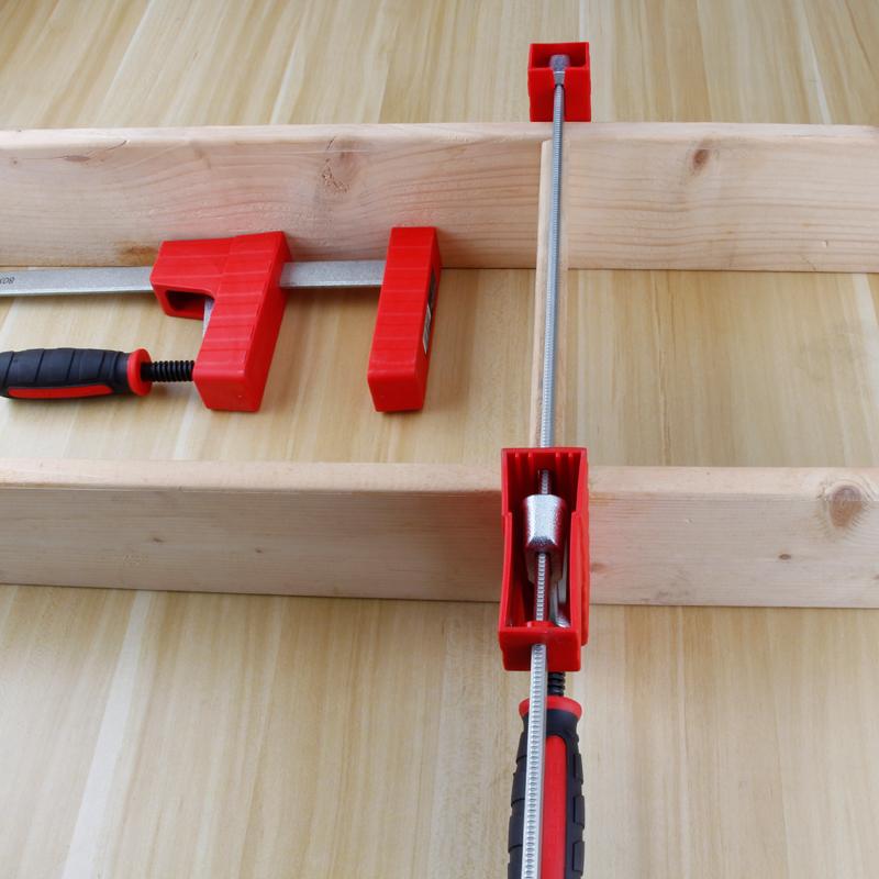 DURATEC 8-24 Inch 1500N Heavy Duty F Parallel Clamp Large Fiture Clamp 80mm Depth Adjustable Clamps for Woodworking