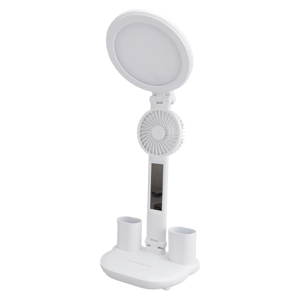 Desk Lamp LED Eye Care Foldable Touch Control Round USB Charging 3 Color Temperature Stepless