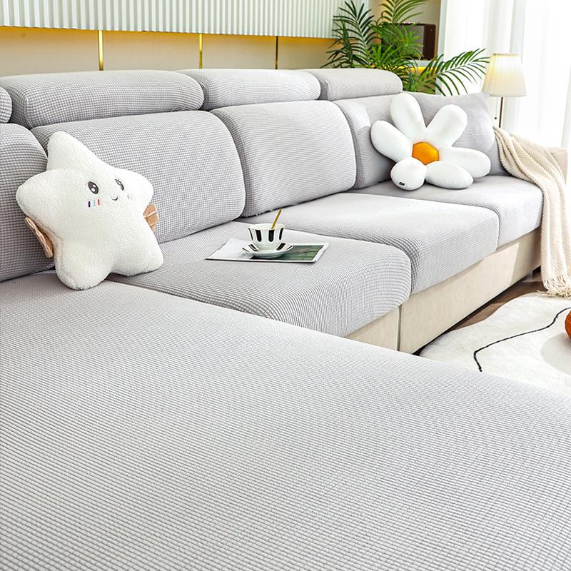 Dust-proof Homestay Seat Cushion Lazy Sofa Cover Cover Summer Living Room New Simple Seat Cushion Elastic Universal Non-slip