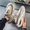 2025 Men's Trendy Breathable Casual Dad Shoes - Spring Thick-Soled Sports Style