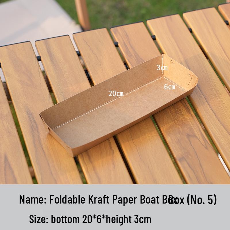 Kraft Paper Lunch Box for Outdoor Picnic or Takeaway