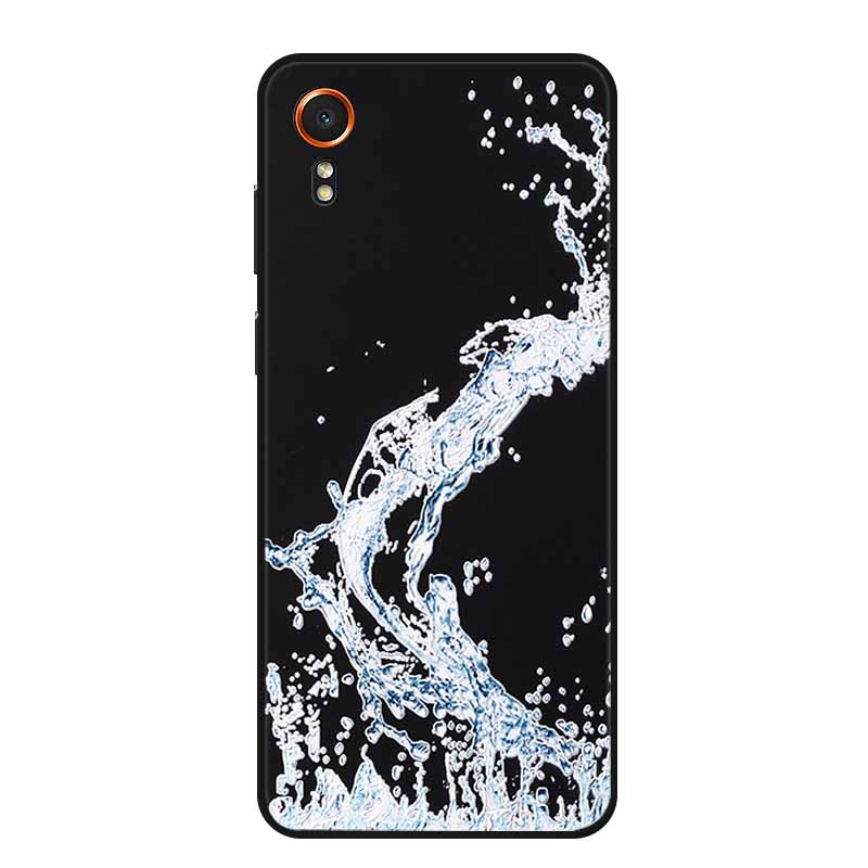 3D Emboss Case For Samsung Galaxy Xcover7 Phone Case Relief Flowers Soft Silicone Back Cover For Samsung Xcover 7 Case Shell Bag