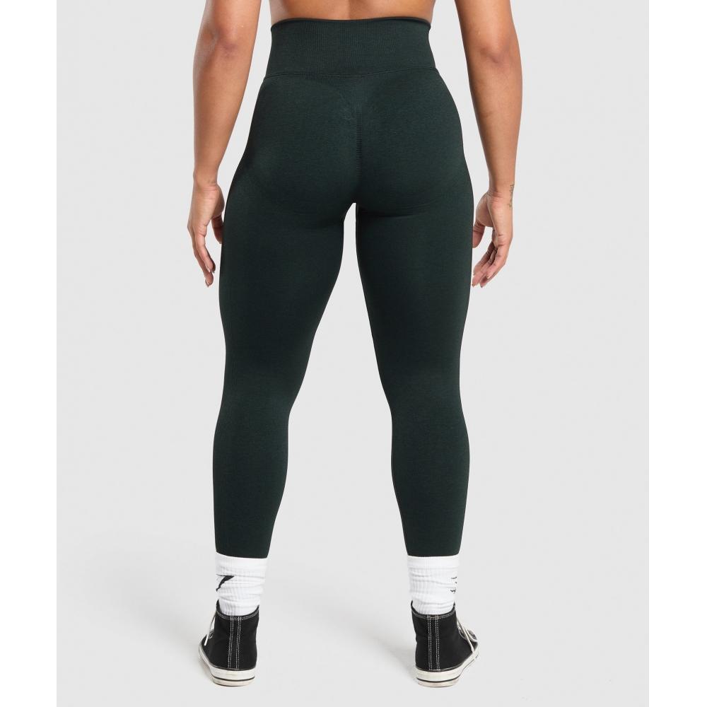 Gymshark Lift Seamless Leggings Victory Green Black Marl B6a9c Ecwc