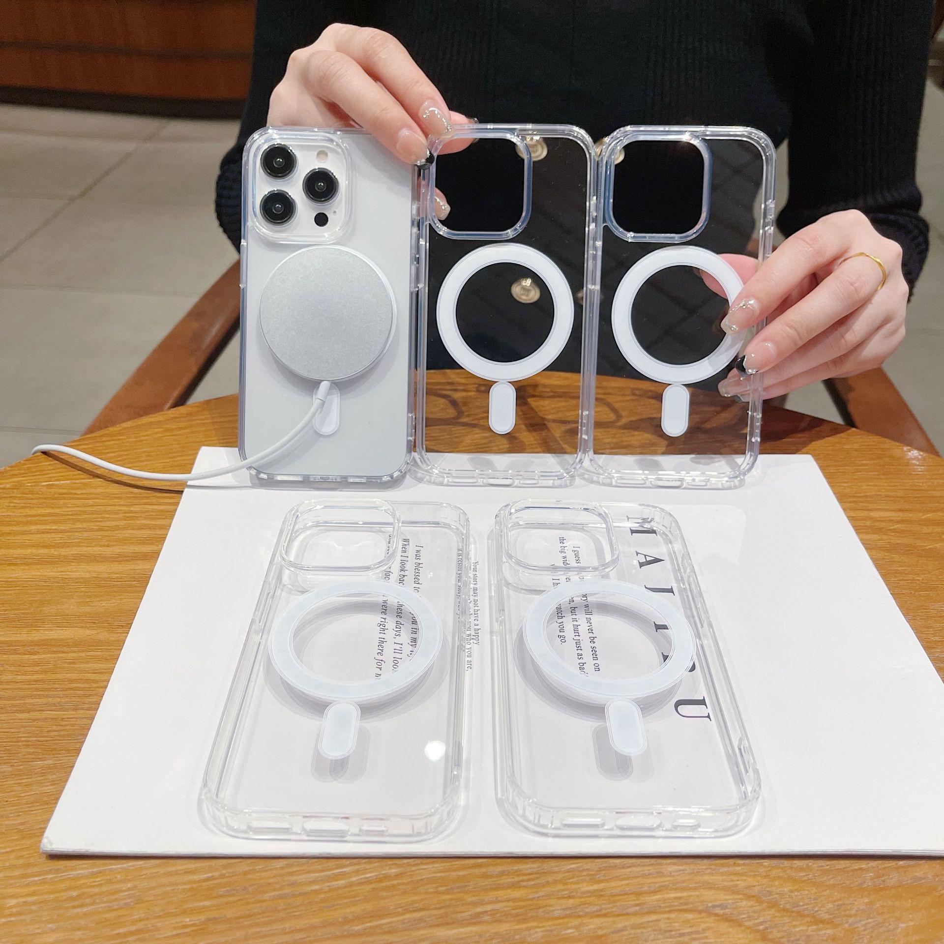 Apple iPhone 16e High Transparency Magnetic Anti-drop Phone Case iPhone 16 Plus