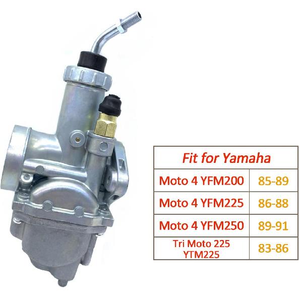 Carburetor for Yamaha Moto 4 YFM200 YFM225 YFM250, Tri Moto 225 YTM225 Carb