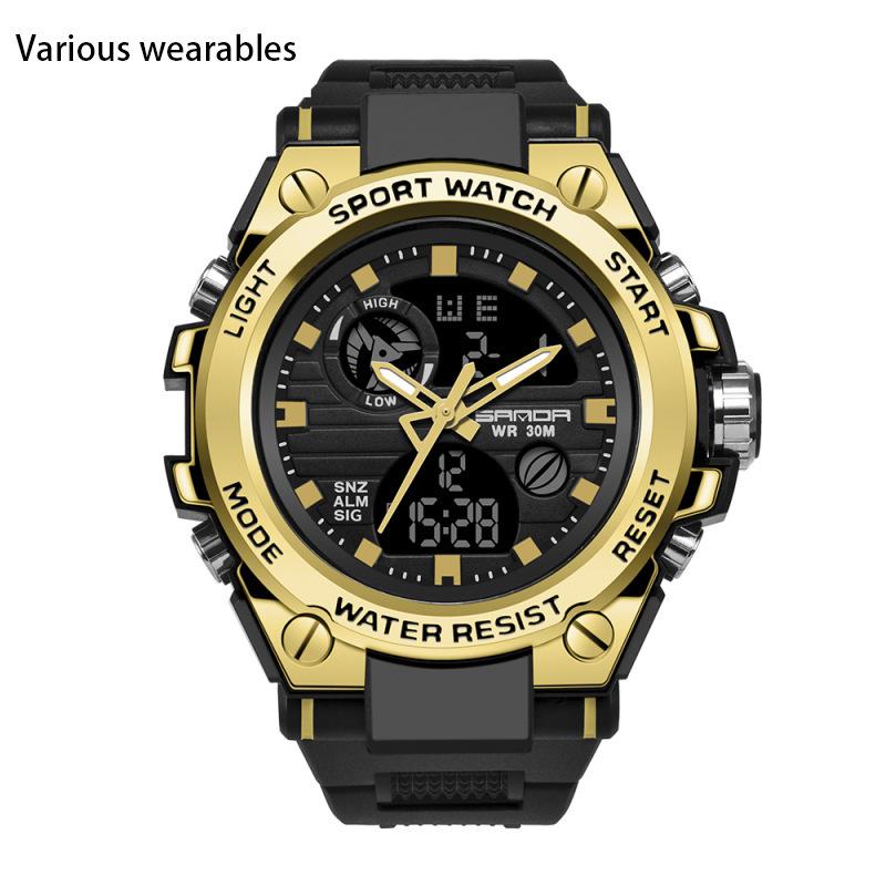 New Harajuku Style Skull Waterproof Men's Electronic Multi-Function Electronic Watch Outdoor Sports Men's Watch
