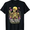 Dry Bones Come Alive Skeleton Graphic Tee Bible Verse Christian Religious Men's T-Shirt