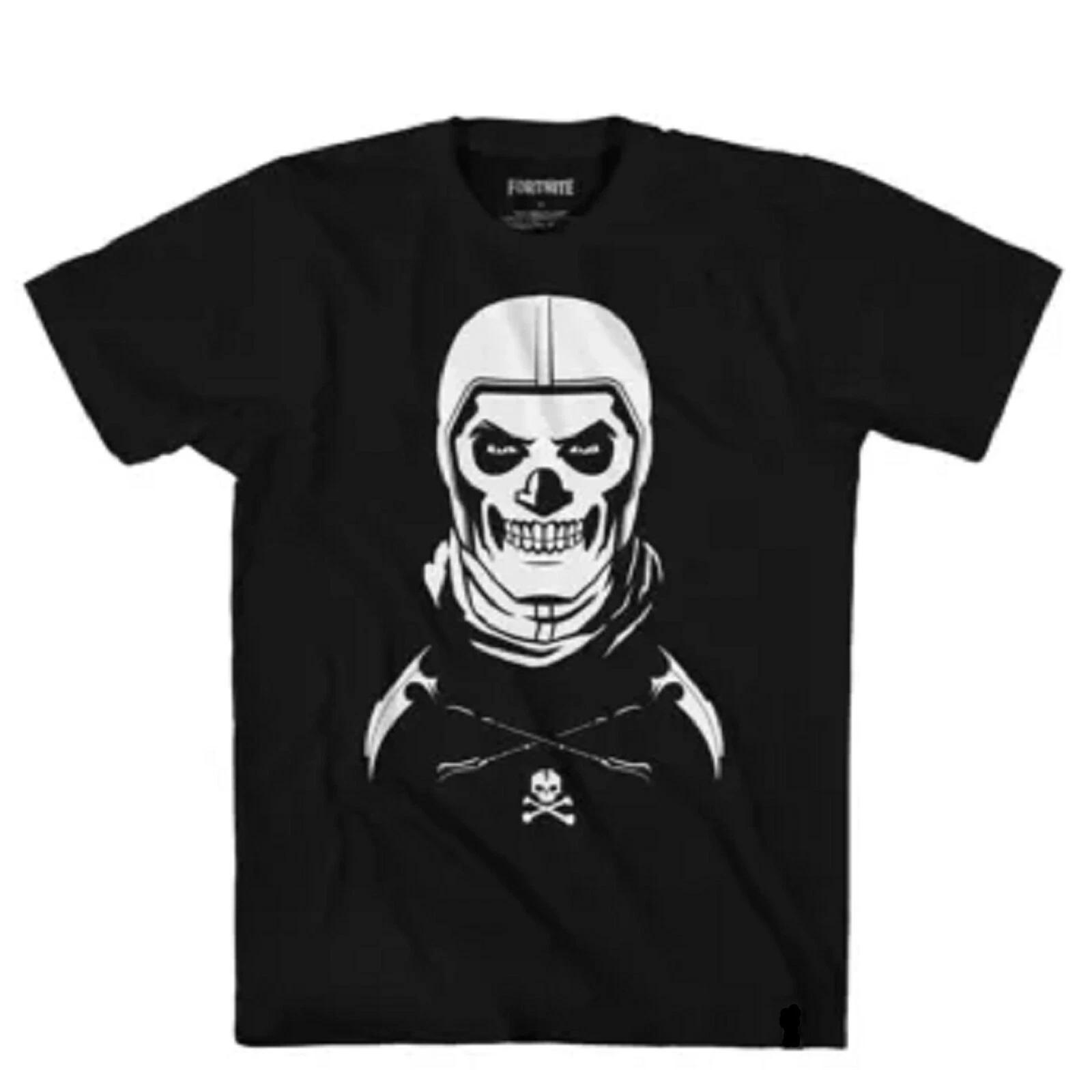 Fortnite Skull Trooper Big Boy s Black T-Shirt XXL (18) - NWT 140