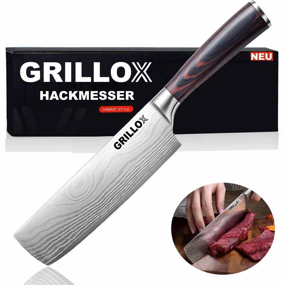 

Китайський ніж GRILLOX, тесак 17 см, кухонний ніж, ніж шеф-кухаря, гострий