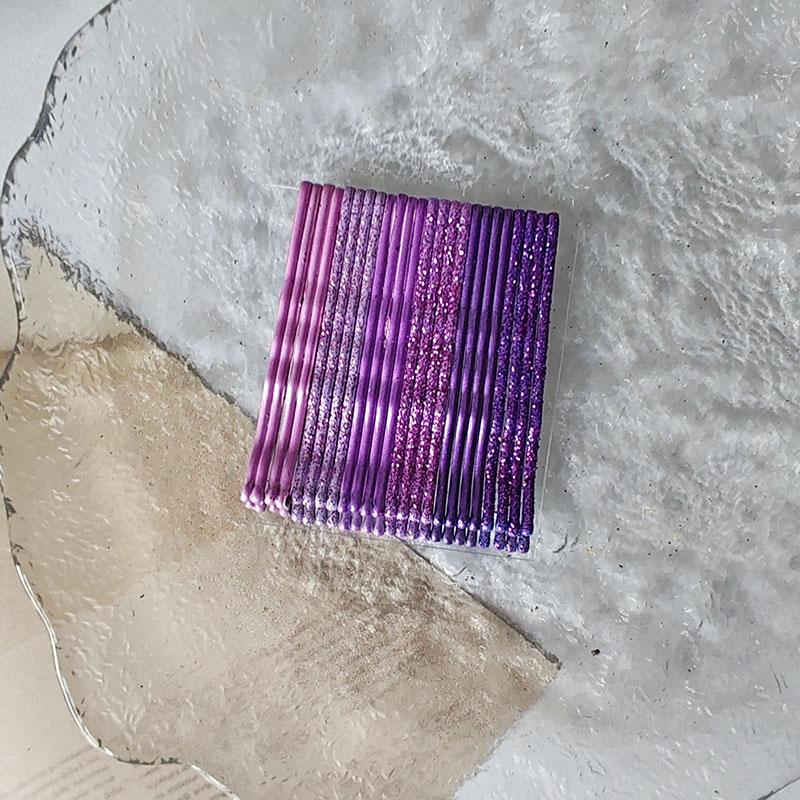 

20pc /set European American style Flash Gradient Hair Side Clips for Women Girls Child Hairpin Gift Hair Accessories Ornament