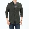Men's New Men's Casual Suit Stretch Middle-Aged Dad Loose Suit Jacket