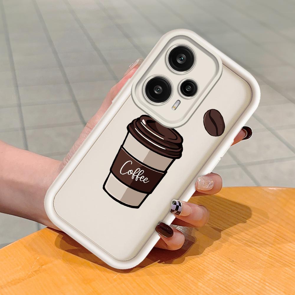 Soft Silicone Square Ladder Printing Pattern Phone Casing Full Cover Camera Shockproof Protection Rubber Case for Xiaomi Redmi