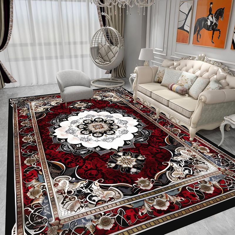 

Luxury Style Large Area Persia Carpet Living Room American Style Decoration Home Sofa Area Rugs for Bedroom Soft Floor Mat 60*90cm