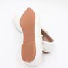 Scarpe Basse da Sposa in PU Opaco con Pizzo Bianco – Fatte a Mano, Punta Affusolata, Suola in Gomma, Taglie Forti Scarpe da Matrimonio Donna BH412203
