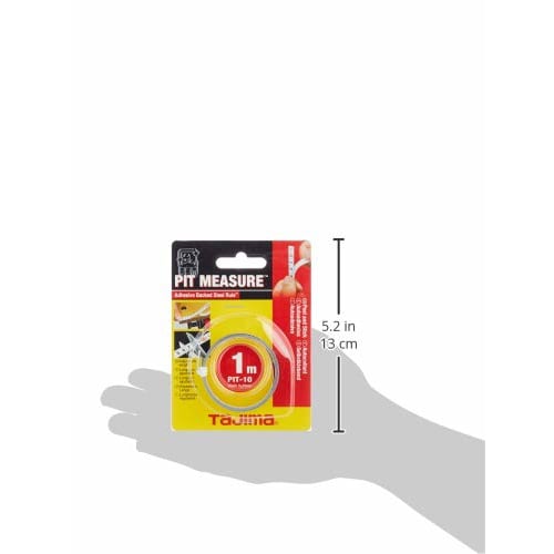 TAJIMA PIT-10BL Convex Pit Measure, 1m, 13mm Wide, Metric Graduations