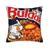 Kissenbezug Buldak Hot Chicken Ramen Loves Kawaii Kissenbezug für Sofa Couch Bett Wohnzimmer Kissenbezüge