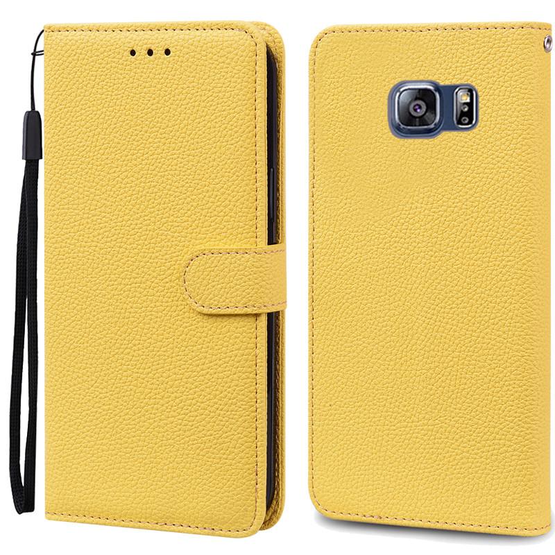 S6 Edge Case For Samsung Galaxy S6 Edge Case G925 Leather Flip Wallet Case For Samsung S6 S 6 edge Case G920 Wallet Cover Fundas