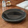 Plate Household Premium Black Ceramic Plate Household Vegetable Plate Retro Tableware Western Plate Salad Plate