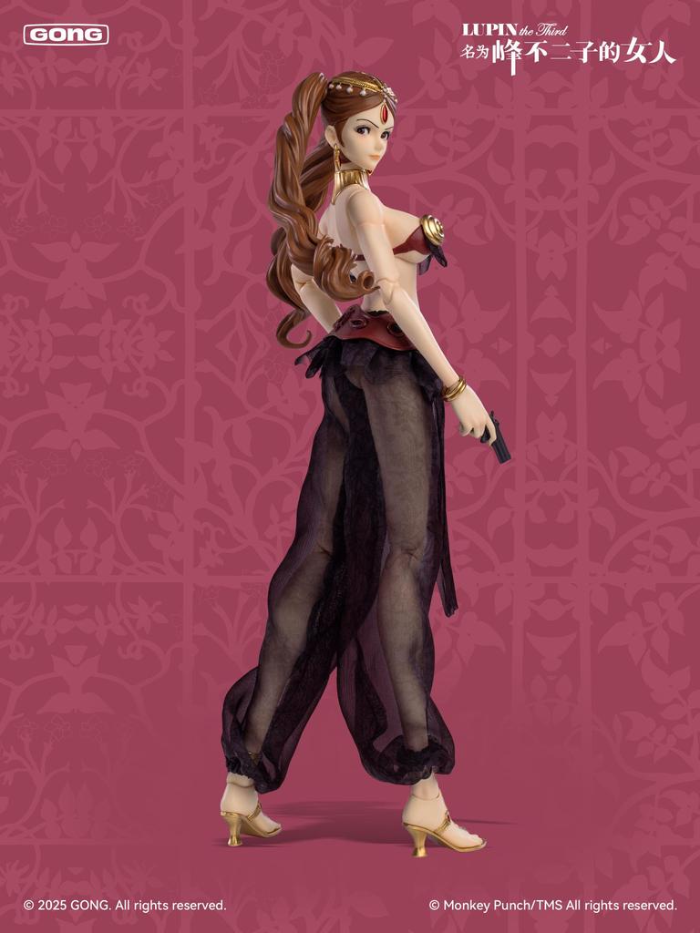 Kyoko GONG the The Woman Called Fujiko Fujiko Mine Scale PVC ABS Fabric Painted Movable Figure "LUPIN Third Mine" 1/6 & &