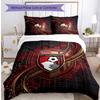 Set Lenzuola Stampato Calcio Bournemouth 3 Pezzi, Comodo Set Copripiumino per Camera da Letto Amico della Pelle