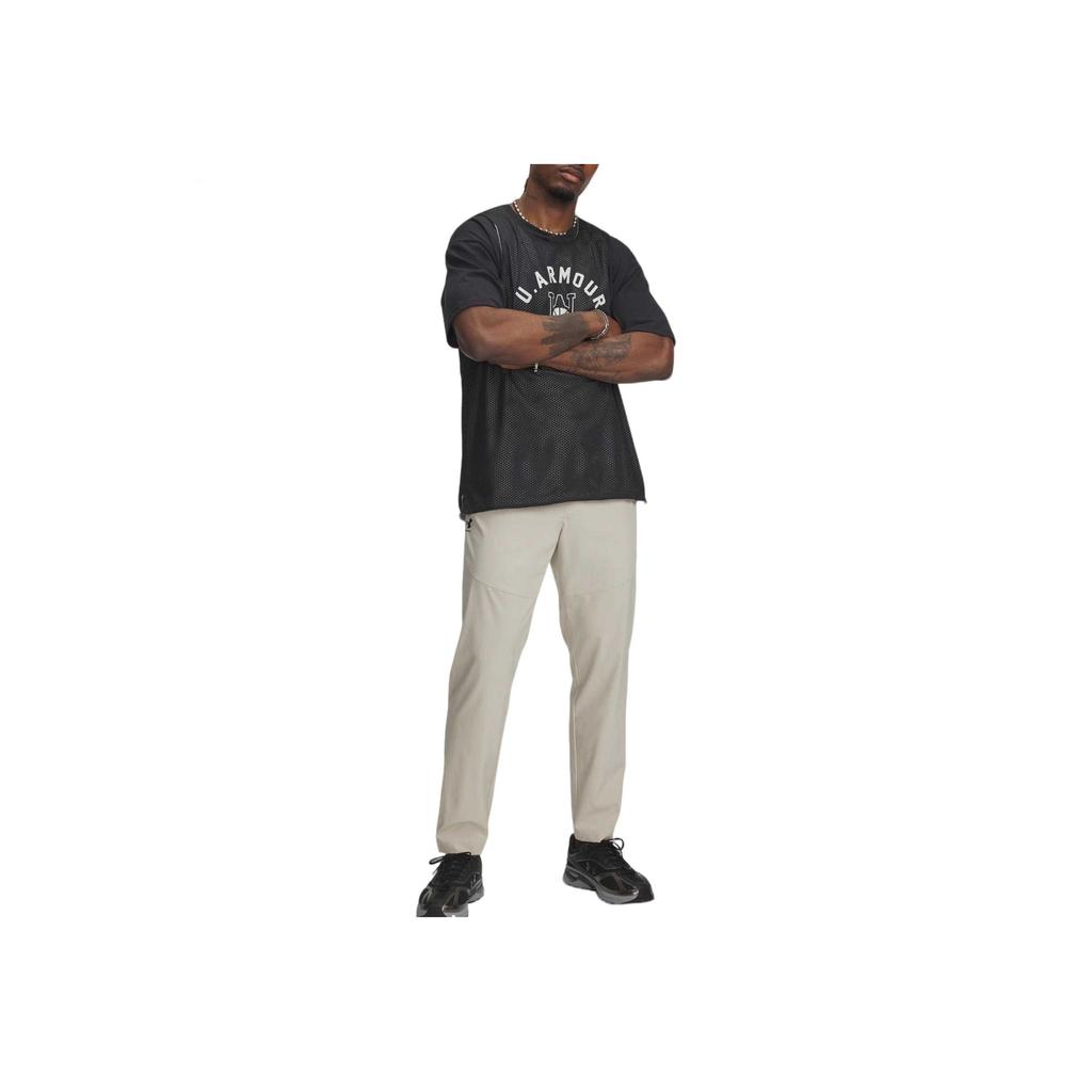 Under Armour Vibe Woven Series Simple Comfortable Solid Color Knitted Sports Pants Men Pants 1386556-289