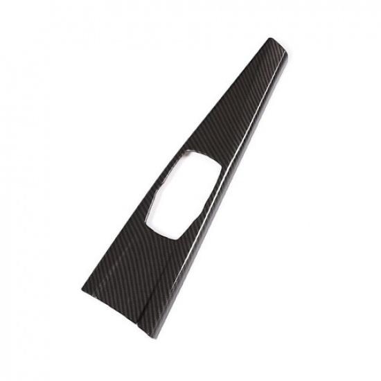 Carbon Texture Multimedia Panel Cover Trim For BMW 3 Series F30 F34 2013-2018