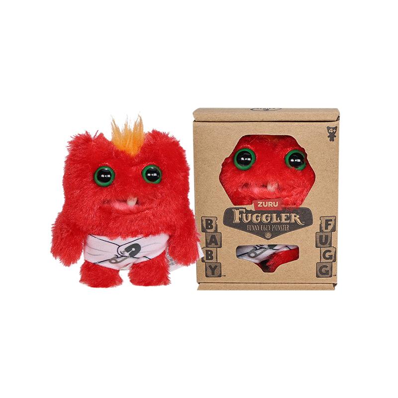 Original Fuggler Plush Mr Needles Screech Oogah Boogah Funny Ugly Monster Baby Fugguler Series Babies Fugg in Diaper Soft Toy