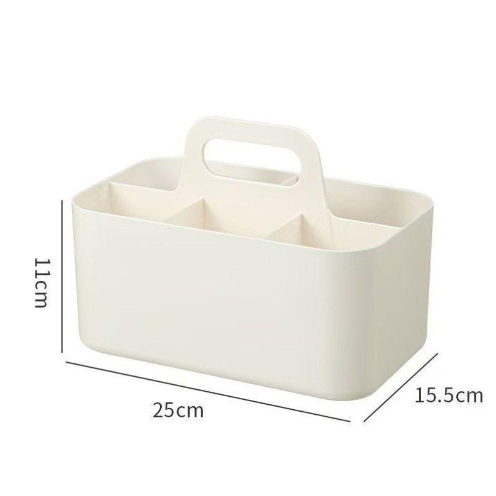 With Handle Pen Organizer Portable Desk Storage Basket Durable Marker Pen Storage Box  Office Use