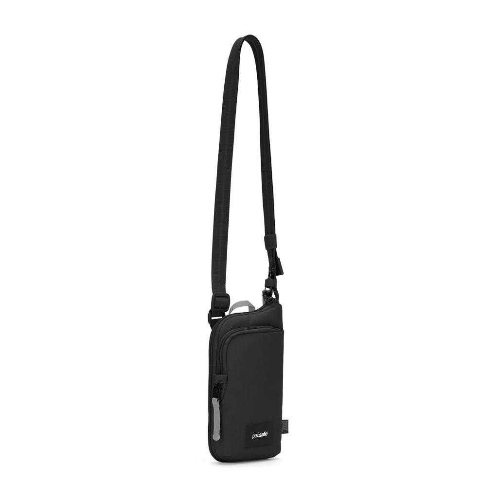 Pacsafe GO Anti-Theft Tech Crossbody, Jet Black, Jet Black
