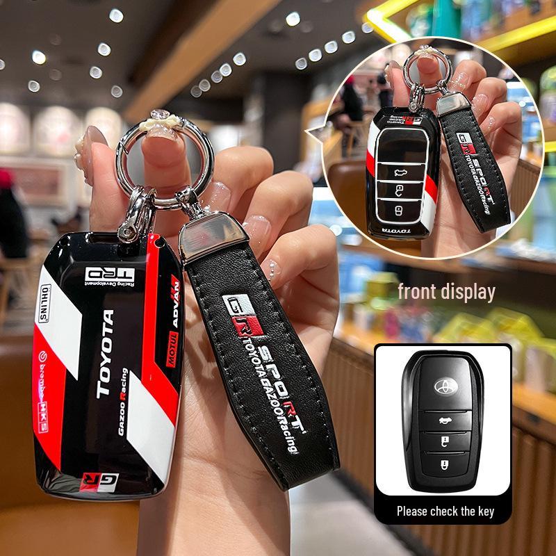 Pokrowiec na kluczyk Toyota Camry, Corolla, Levin, Avalon, Highlander, RAV4, CHR z metalową klamrą