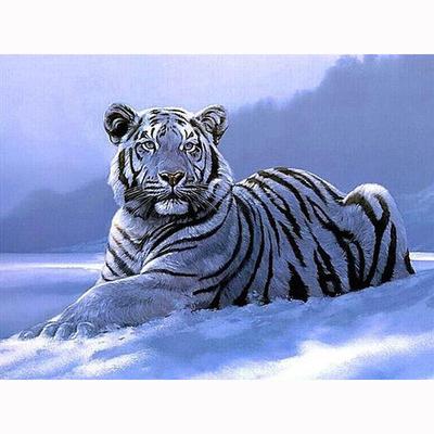 Diamant-Stickerei Schneetiger Diamant Malerei Kreuzstich volle Runde Strass Mosaik Dekoration