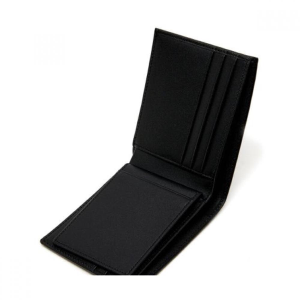 Daks Black Leather Dd Logo Modern Classic Wallet Dbwa2f833bk