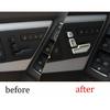 For Benz E-Class W212 2008-2013 Car Seat Adjust button Matte Silver Sticker Trim