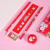Ruler Christmas Stationery Set Student Gift Box Christmas Stationery Gifts  School Supplies