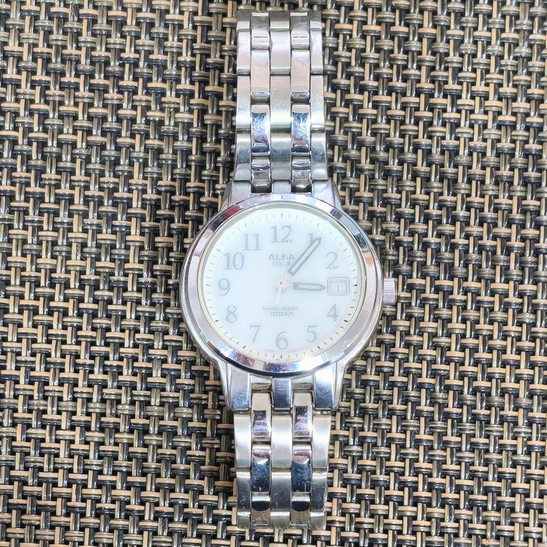 Used [Working Product] ALBA Solar Watch V182-0AC0 Analog