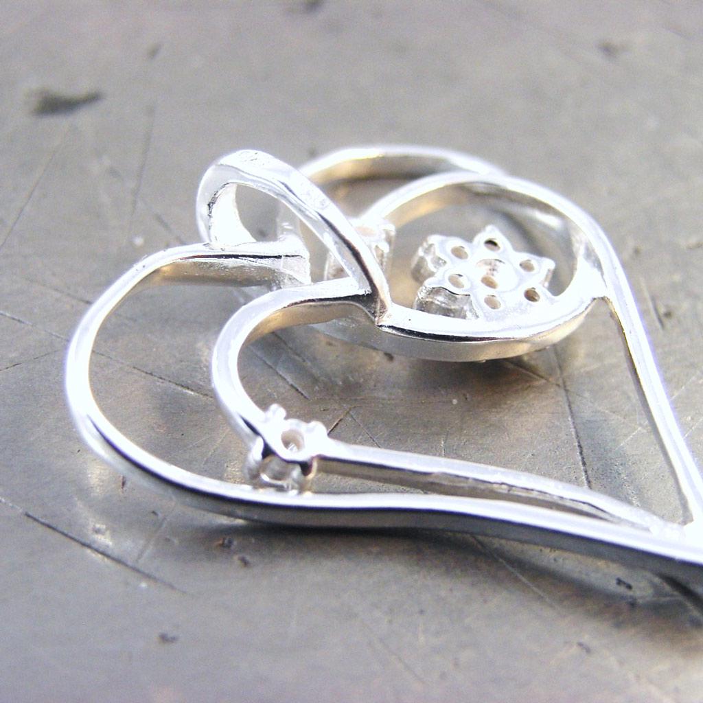 Les Trésors De Lily [G1603] - Silberanhänger 'Love Celebration'