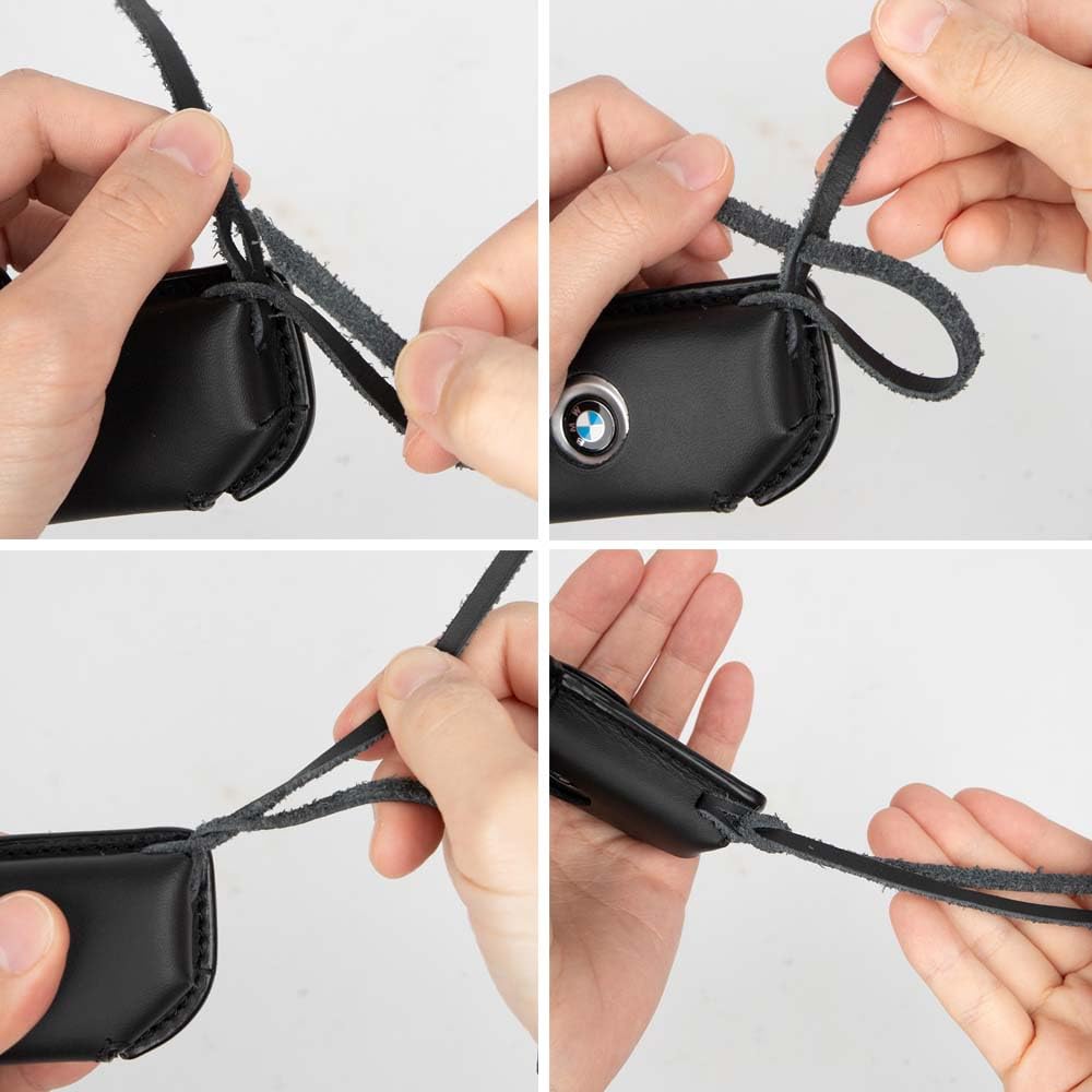 DEGNER K-69 Smart Key Case for German Motorcycle Manufacturers Motorcycle Accessories (Black-Black)