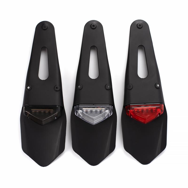 Satın alın Motorcycle LED Mudguard Tail Lights Modified Mudguard