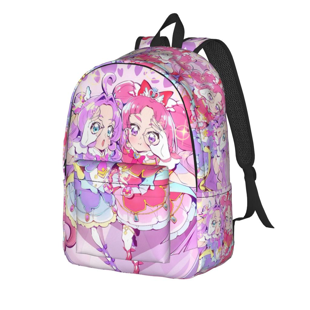 Fashion Pretty Cure Backpack  Mochilas Daily High School Retro Washable Rucksack