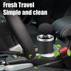 Compact Leakproof Mini Car Trash Can with Easy-Press Pop-Up Lid Durable Odor-Blocking Waterproof ABS Bin for Cup Holders Storage