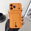 Portafoglio Portacarte Push Slot Custodia Telefono per IPhone Air 17 16 15 Plus 14 13 12 11 Pro Max XS Cover Morbida in Silicone Antiurto
