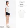 Cotton Aesthetics: Women's Slim Fit Square Neck Short Sleeve Top