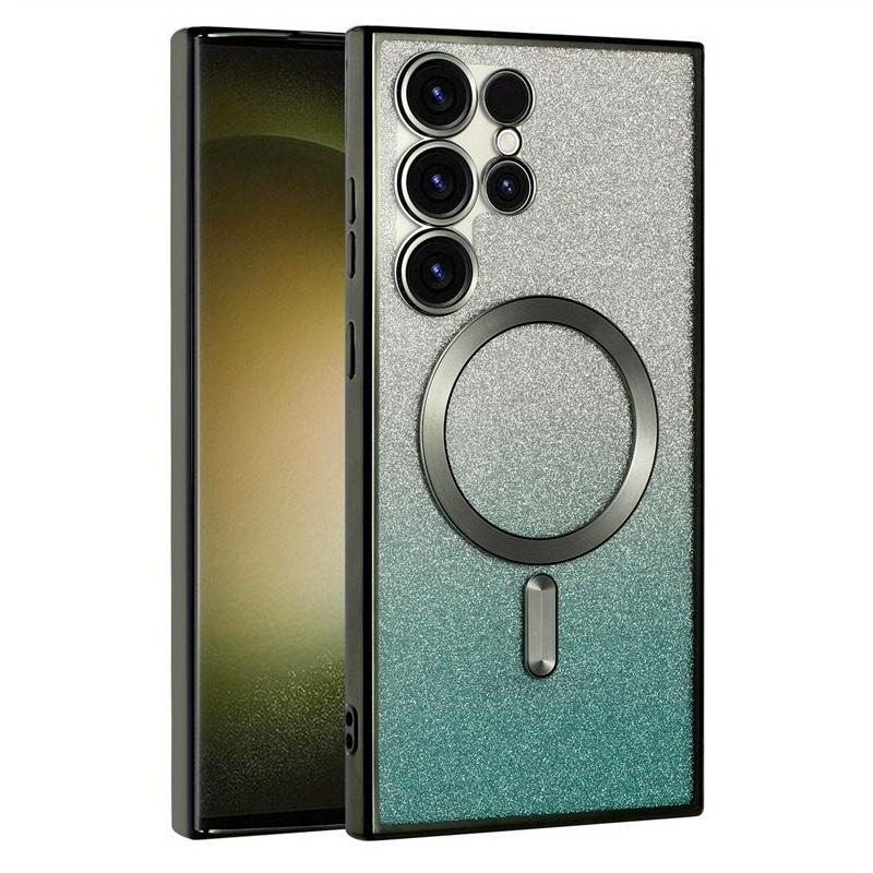 Capa BlingBright para Samsung Galaxy S24 S23 S22 S21 S20 Ultra Plus FE Glitter Case Note20 Ultra Plate Wireless MagSafe Magnetic