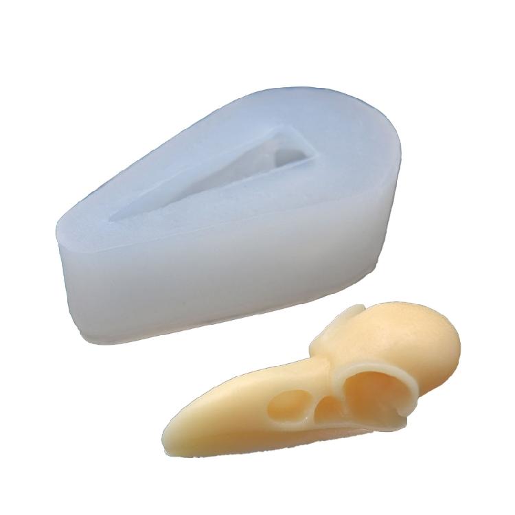 Crow Skull Shape Chocolate Candy Molds 3D Nonstick Baking Biscuit Fondant Molds 1