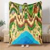 1pc Blanket - game Stardew Valley  Print Design,Lightweight Blanket for Sofa,Bed- Soft &Warm,Gift for All Seasons