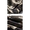 Men's Autumn and Winter Camouflage Print Contrast Pocket Zipper Long-sleeved Cardigan Hooded Fashionable Casual Top