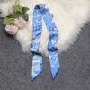 Luxury Horse Cloak Brand Scarf Fashion Design 100% Silk Scarf  Women Headwear Skinny Bag Hair Scarves Neckerchief